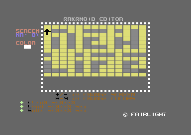 Arkanoid2 Revenge Of Doh+ Editor